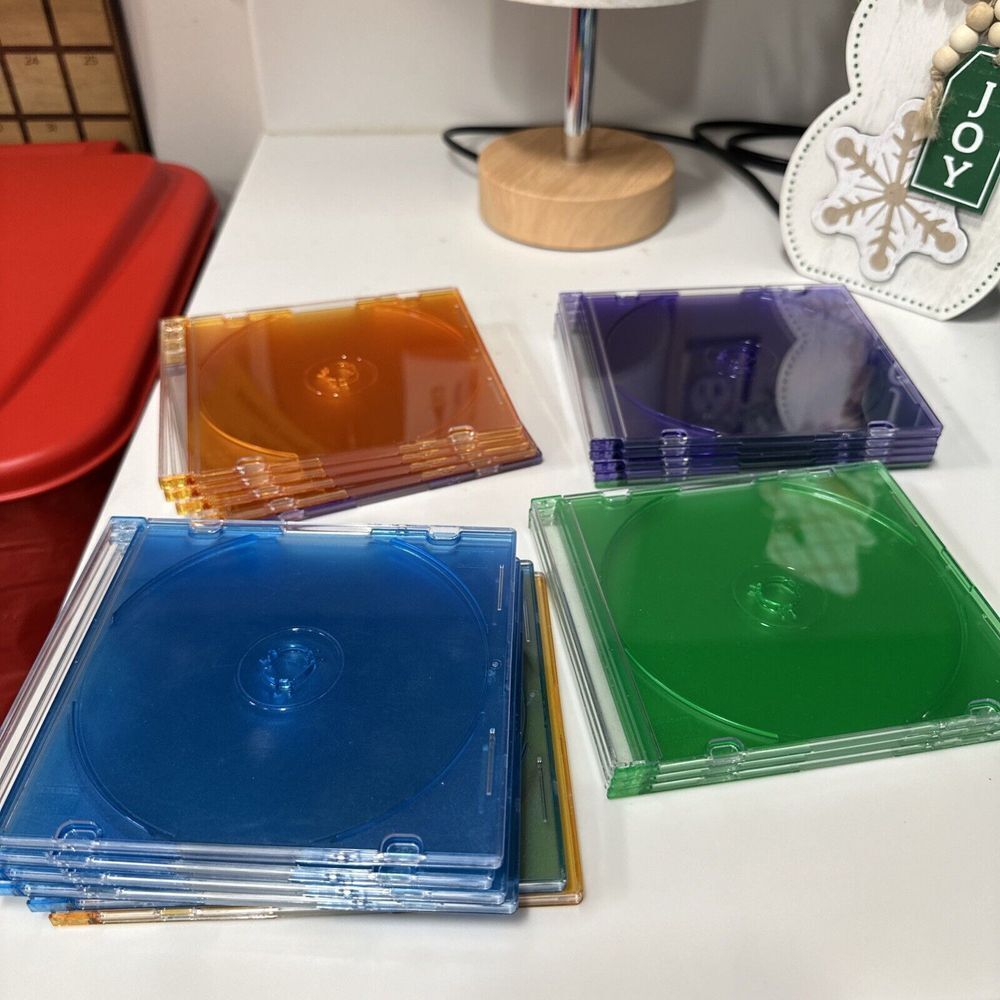 19 Standard‎ Multicolor Jewel Case Single CD Or DVD Disc - Picture 2 of 3